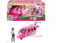 Mattel Barbie Wielki Samolot + Lalka Pilotka GJB33