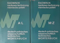 Słownik naukowo-techniczny -niemiecko-polski t.1-2