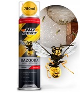 SILNY SPRAY PREPARAT OPRYSK ŚRODEK NA OSY SZERSZENIE GNIAZDA BAZOOKA 750ML