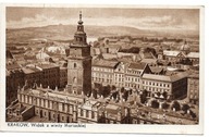 Kraków. Widok z wieży Mariackiej
