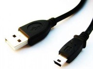 Kabel GEMBIRD CCP-USB2-AM5P-6 USB M - Mini USB M 1,8m kolor czarny
