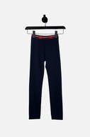 TOMMY HILFIGER GRANATOWE LEGGINSY LOGO (8-9L)