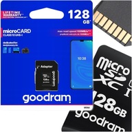 Pamäťová karta SDXC Goodram Pamäťová karta do telefonu aparatu kamery 128 GB