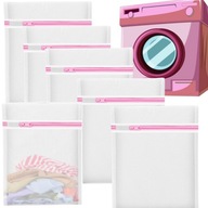 MOSÓZSÁK HÁLÓS MOSÓZSÁK FEHÉRNEMŰ FÜGGÖNY 30X40 5db