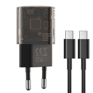 Ładowarka kabel USB-C zestaw komplet z kablem QC PD 30W mocna do telefonu