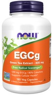 NOW Foods EGCg Green Tea Zelený čaj Extrakt 400mg 180kaps Chudnutie