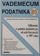 VADEMECUM PODATNIKA 85 ODLICZENIA W PODATKU DOCHOD