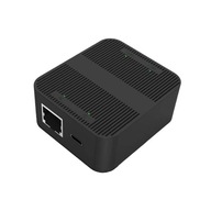 Rozdzielacz Ethernet Mini 1 na 2 wyjścia z kablem zasilającym USB Przenośna sieć LAN 100Mbps