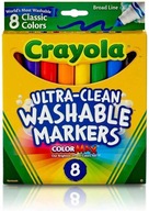 Umývateľné farebné fixky Crayola Broad Line 8 ks