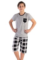 Chlapčenské pyžamo bavlna Vienetta 116 krátky rukáv