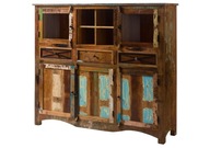 KREDENS Drewniany Lakierowany Vintage LOFT SPIRIT