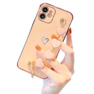 Etui Glamour LOVE Ring Holder do iPhone 11 + Szkło