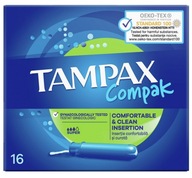 Tampony TAMPAX Compak x16 SUPER Insertion DOUBLE!