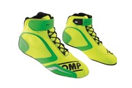Kartingové topánky OMP KS-1 zeleno-žltá