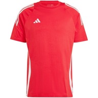 M Pánske tričko adidas Tiro 24 Sweat červené IR9349 M