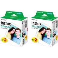 Wkłady Instax SQUARE 2x20sztuk 40 ZDJĘĆ Film Fujifilm SQ1 SQ6 Drukarka Link