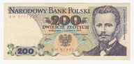 Banknot 200 zł 1979, seria BM, st. 2/3