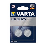 2 x bateria litowa CR2025 CR 2025 DL2025 Varta 3V