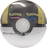 Pokémon TCG: Pokémon Go Poke Ball Tin Karty Pokemon ČIERNA - ZLATÁ GUĽA