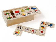 DOMINO DREVENÉ OBRÁZKOVÉ V KRABICI