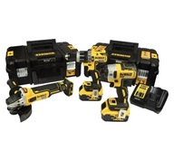 DEWALT ZESTAW COMBO 18V DCK384P2T (DCD796+DCF887+DCG405) 2x5,0Ah