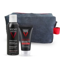 VICHY Homme zestaw PIANKA do golenia 200ml + KREM przeciwzmarszczkowy 50ml