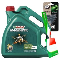 CASTROL MAGNATEC 10W40 A/B BENZ/DIESEL NOWOŚĆ 4L + GRATISY ZAWIESZKA ZAPACH