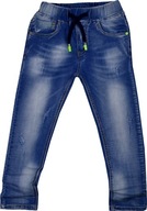 VOYAGER JEANS CLUB Spodnie z Gumką w Pasie 128cm