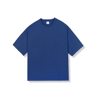 Pánske tričko s krátkym rukávom v jednofarebnom voľnom trende top