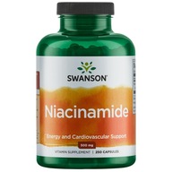 Swanson Niacínamid (vit. B3) 500 mg 250 kaps.