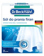 Dr. Beckmann Soľ na pranie bielenie záclon 3x40g