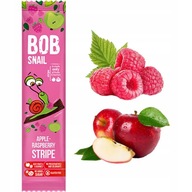 Bob Snail Stripe Przekąska Owocowa Jabłko Malina Bez Cukru Zdrowa 14g