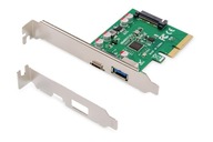 Kontroler USB 3.1 DIGITUS PCI Express - USB A / Typ C 3.1 Gen.2 10Gbps, Chi