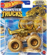 MEGA WREX Złoty Gold Hot Wheels Auta Truck 1:64 Samochodzik Monster Trucks