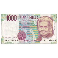 Banknot, Włochy, 1000 Lire, 1990-1993, KM:114a, EF