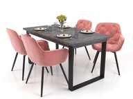 Set VENICE-T rozkladací stôl 150 cm 4 stoličky