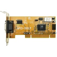 PCI 1X COM LP nízka uPCI-100LP 100% OK