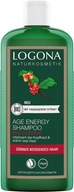 LOGONA Revitalizačný šampón AGE ENERGY s bio-kofeínom pre oslabené vlasy