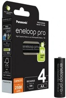 4x Akumulator Panasonic Eneloop Pro 2500 mAh AA R6 + box AA