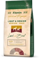 Fitmin dog medium maxi light senior lamb&beef 12 kg