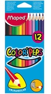 Maped pastelky trojité Color-Peps 12ks tenké