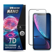 Crong 7D Nano Flexible Glass - Szkło hybrydowe 9H na cały ekran iPhone 11 /