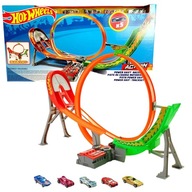 HOT WHEELS TOR WYŚCIGOWY PĘTLA AKCELERATOR 5 AUTEK