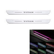 Farebné LED prahové nálepky pre Nissan Titan