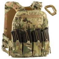 VOJENSKÁ TAKTICKÁ VESTA PLATE CARRIER M-TAC CUIRASS QRS L/XL MULTICAM