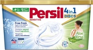 Kapsule na pranie bielej bielizne Persil Discs Sensitive 4v1 28p