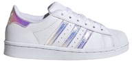 KOŽA ! NOVÉ TOPÁNKY ADIDAS SUPERSTAR C 31,5 HOLOGRAM