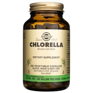 Solgar Chlorella 520 mg Rozerwane Ściany Komórkowe 100 kapsułek