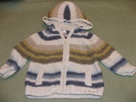 Sweterek w paski 6-9m NEXT