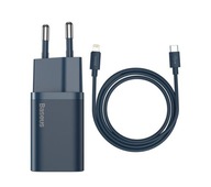 Ładowarka sieciowa Baseus USB-C 20W + Kabel Przewód USB-C do Lightning 1m